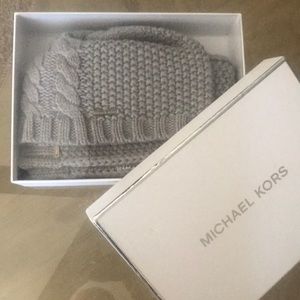 Michael Kors hat and scarf